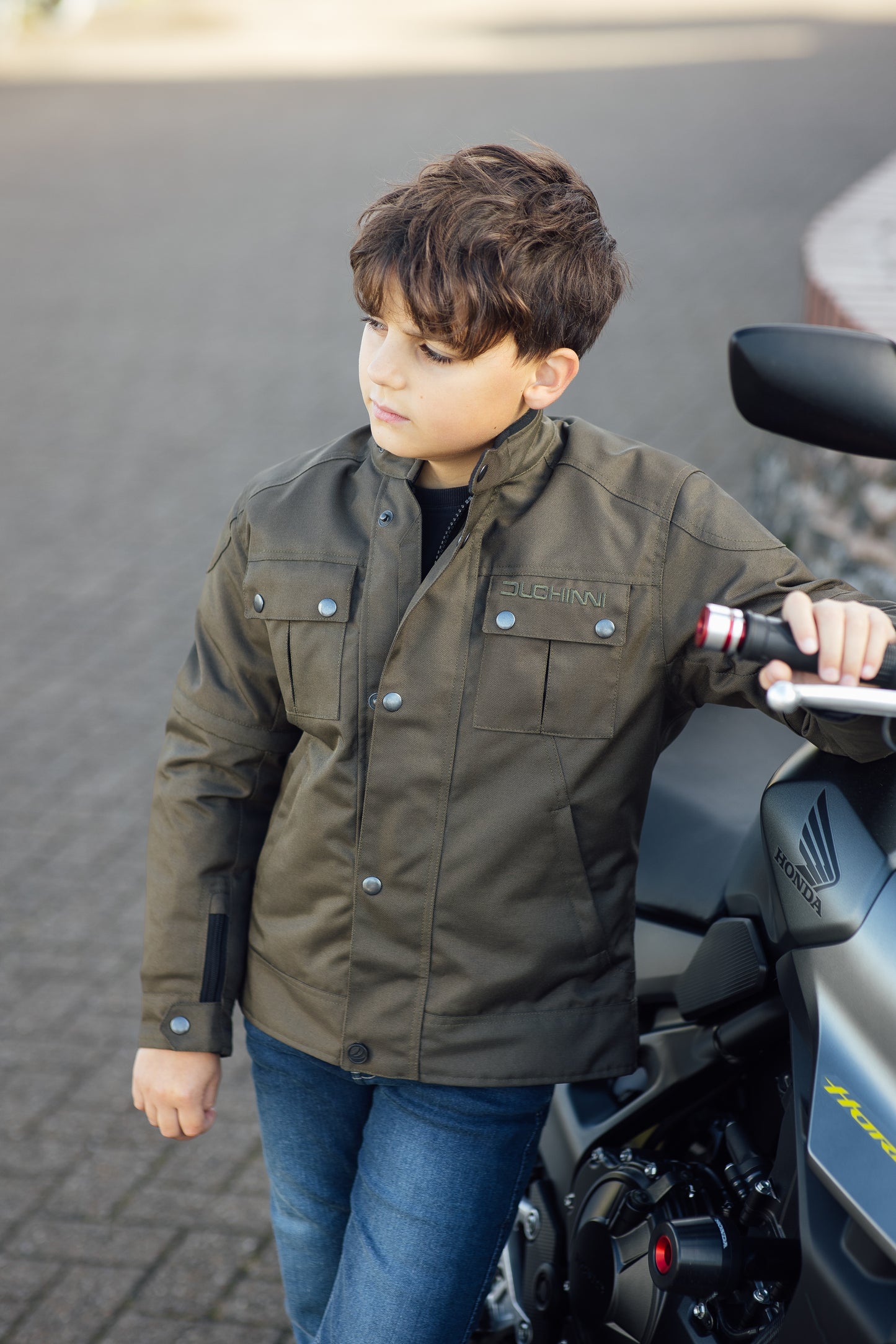 DUCHINNI SNIPER Child/Youth/Kids Motorcycle Jacket CE AA